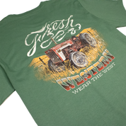 Tractor Tee Pine Green