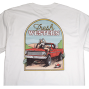 Square Body Tee White