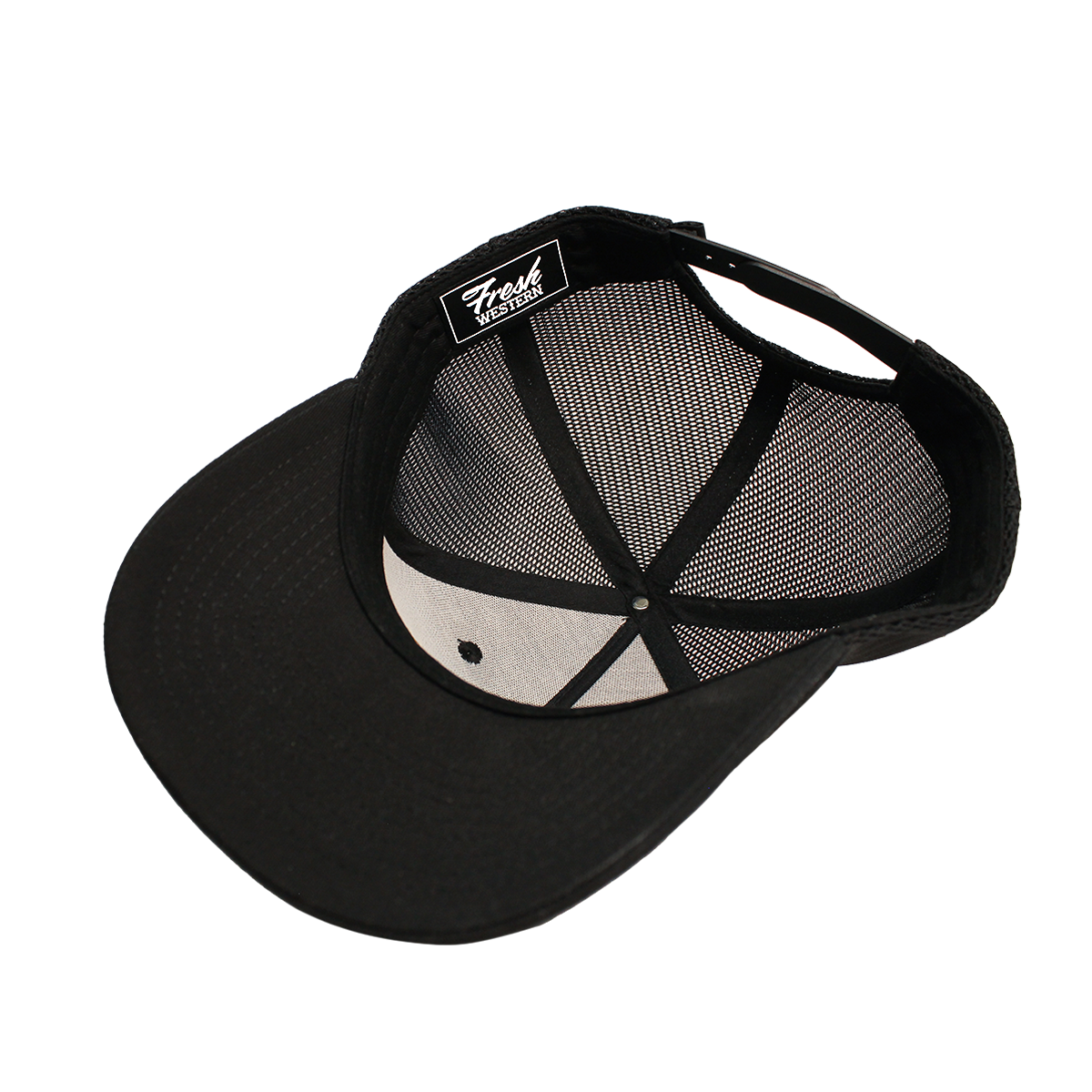 Rope Trucker Hat | Black + White