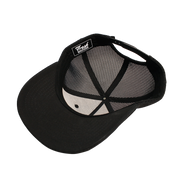 5-Panel Trucker Hat | Black + Gold
