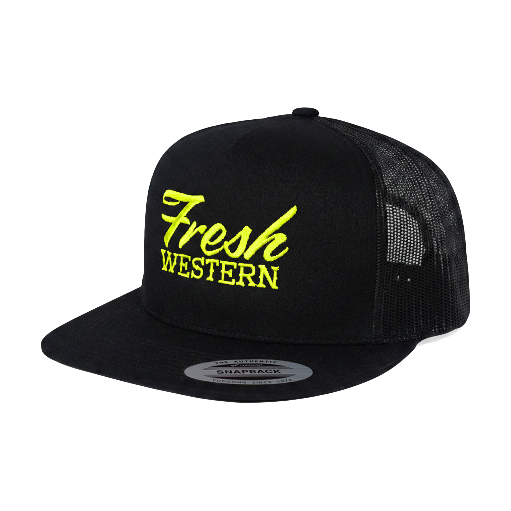 The Tour Hat | Black + Neon