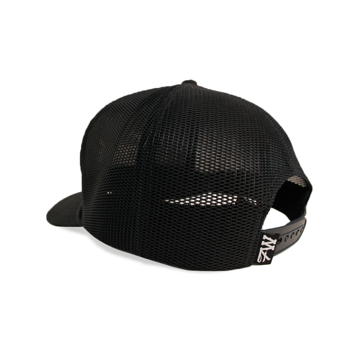 Rope Trucker Hat | Black + White