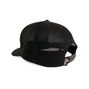 Rope Trucker Hat | Black + White