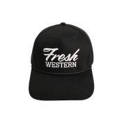 Rope Trucker Hat | Black + White