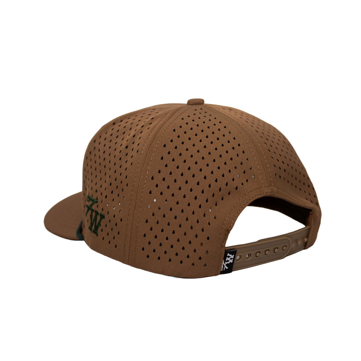 The Golf Hat | Brown + Forest Green