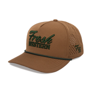 The Golf Hat | Brown + Forest Green