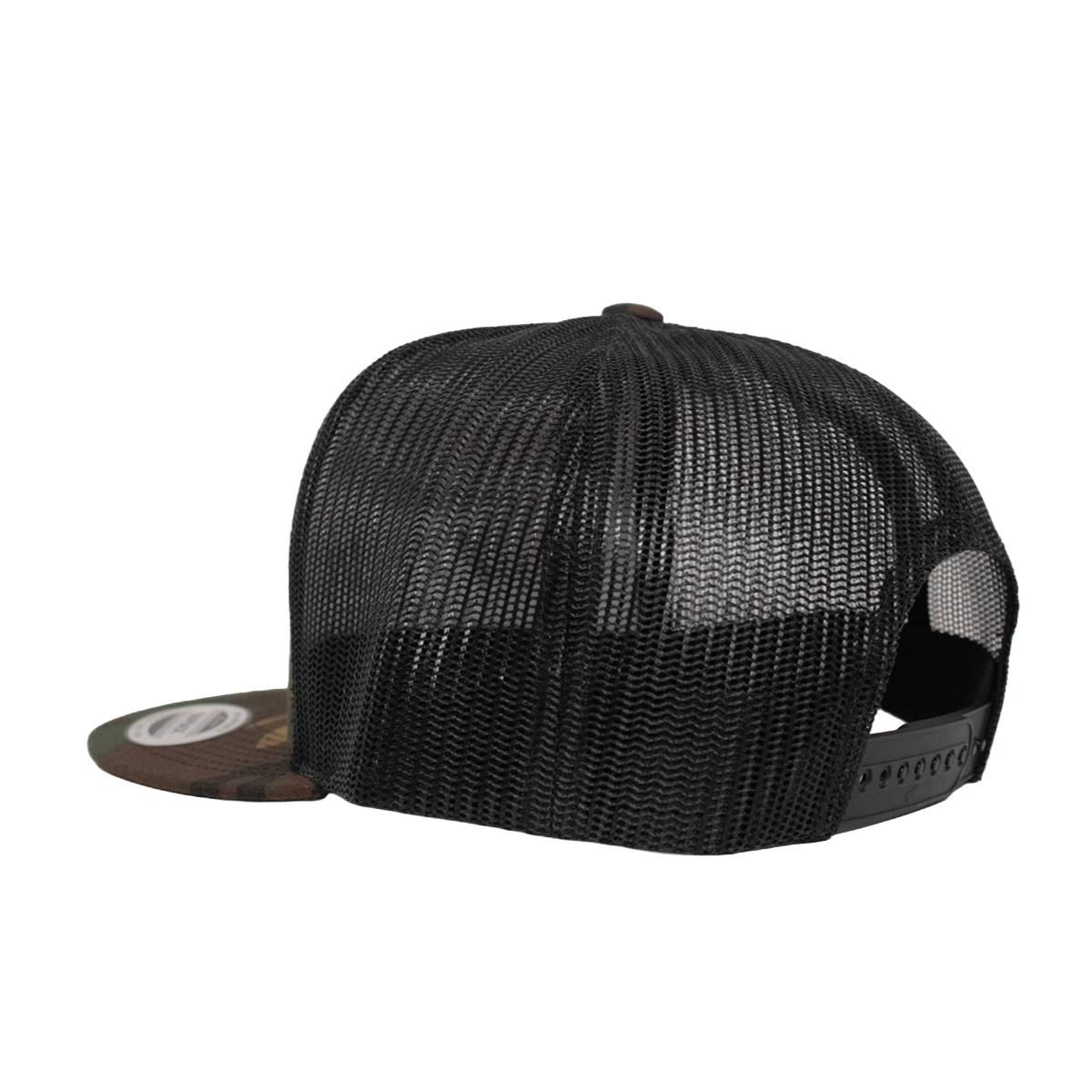 The Tour Hat | Woodland Camo + Blaze