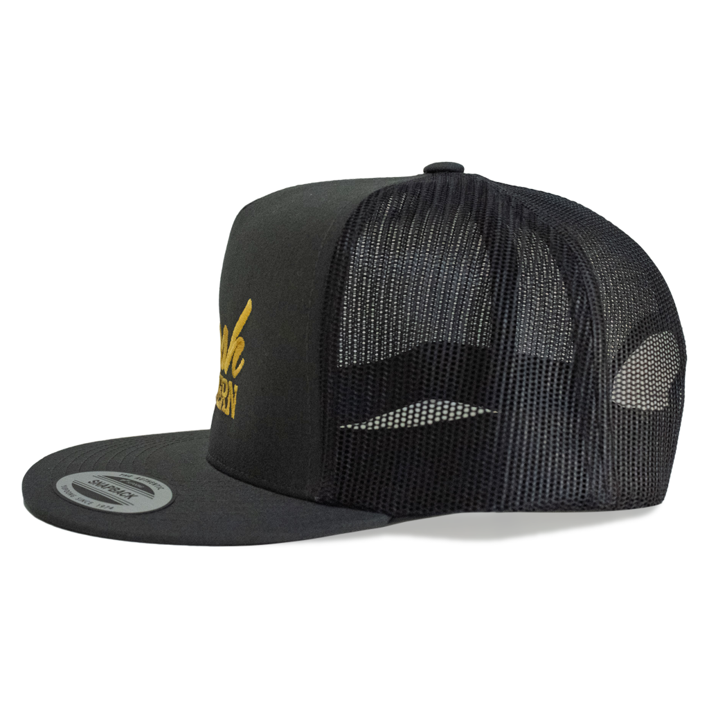 The Tour Hat | Charcoal + Gold