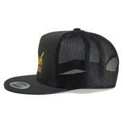 The Tour Hat | Charcoal + Gold