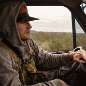 The Tour Hat | Woodland Camo + Blaze