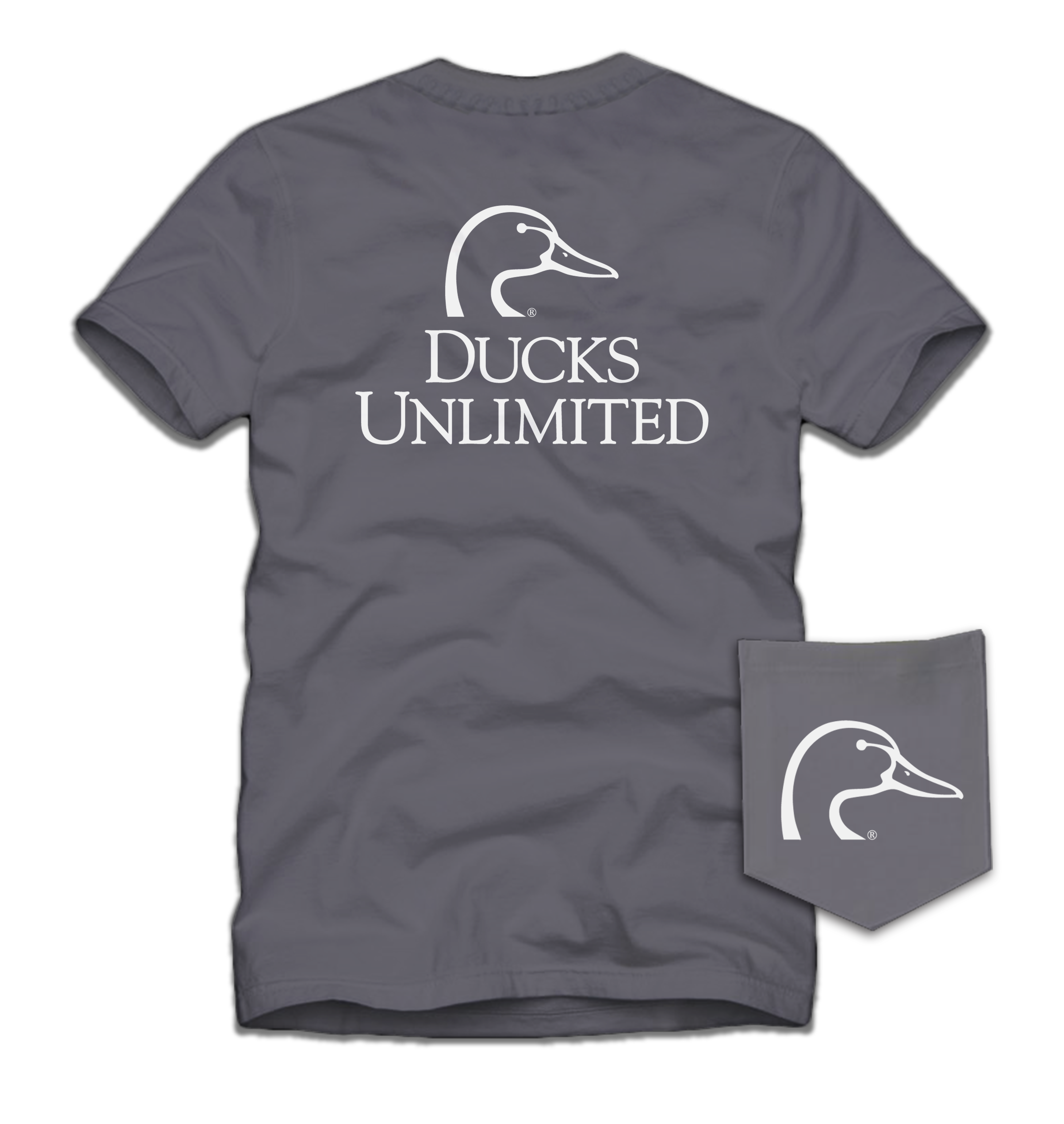Ducks Unlimited Duck Head T-Shirt | Graphite