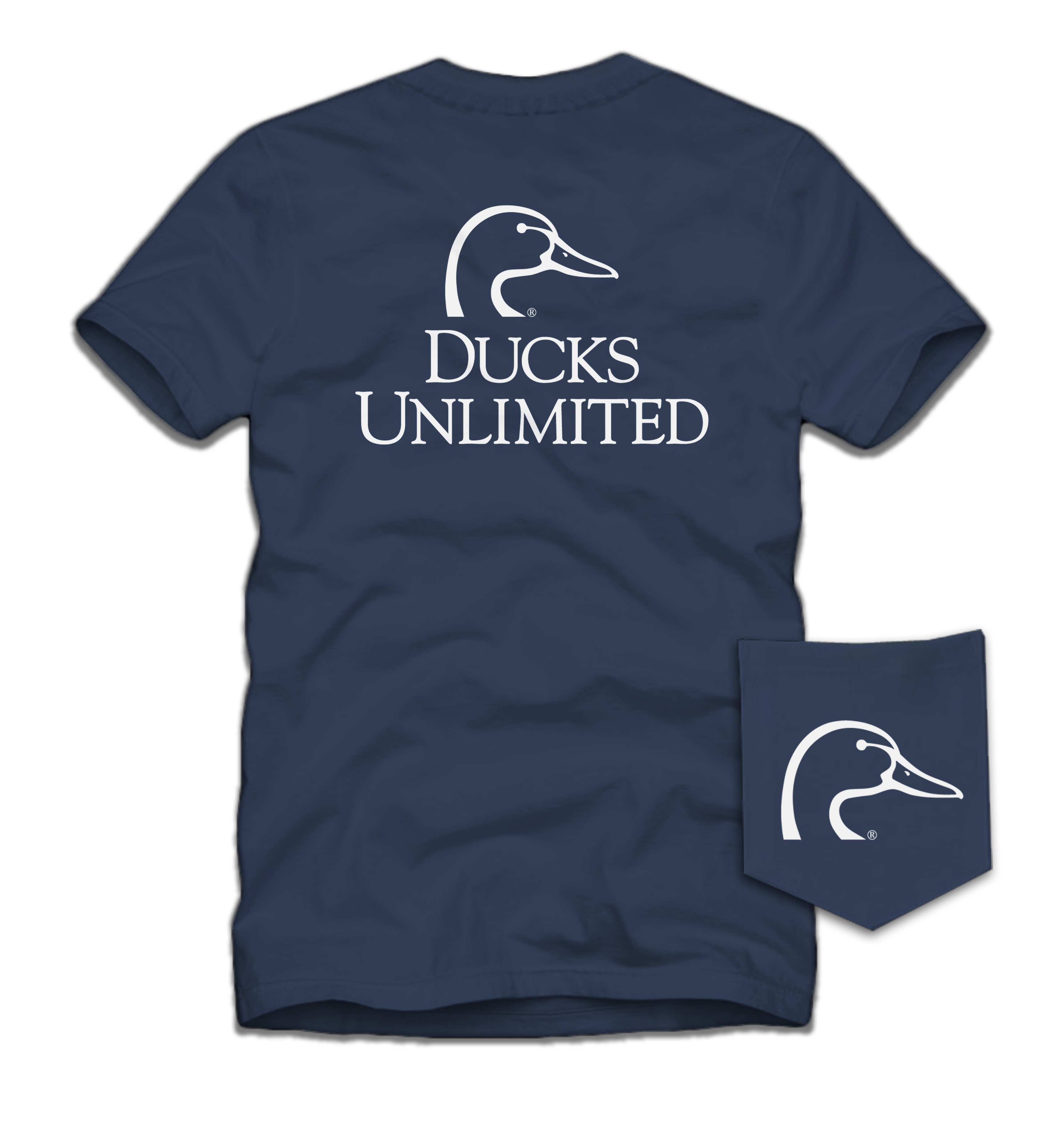 Ducks Unlimited Duck Head T-Shirt | Navy