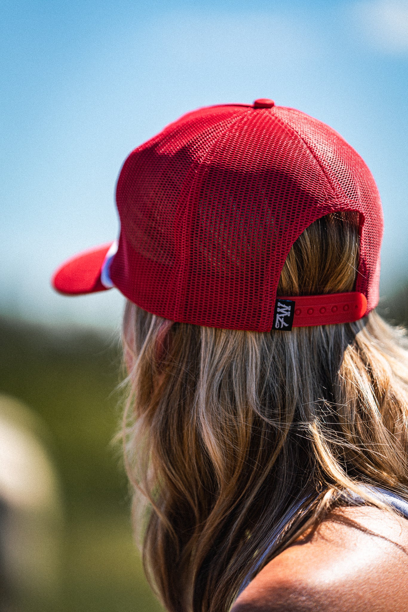 Rope Trucker Hat | Red + White