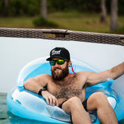 Rope Trucker Hat | Black + White