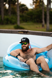 Rope Trucker Hat | Black + White
