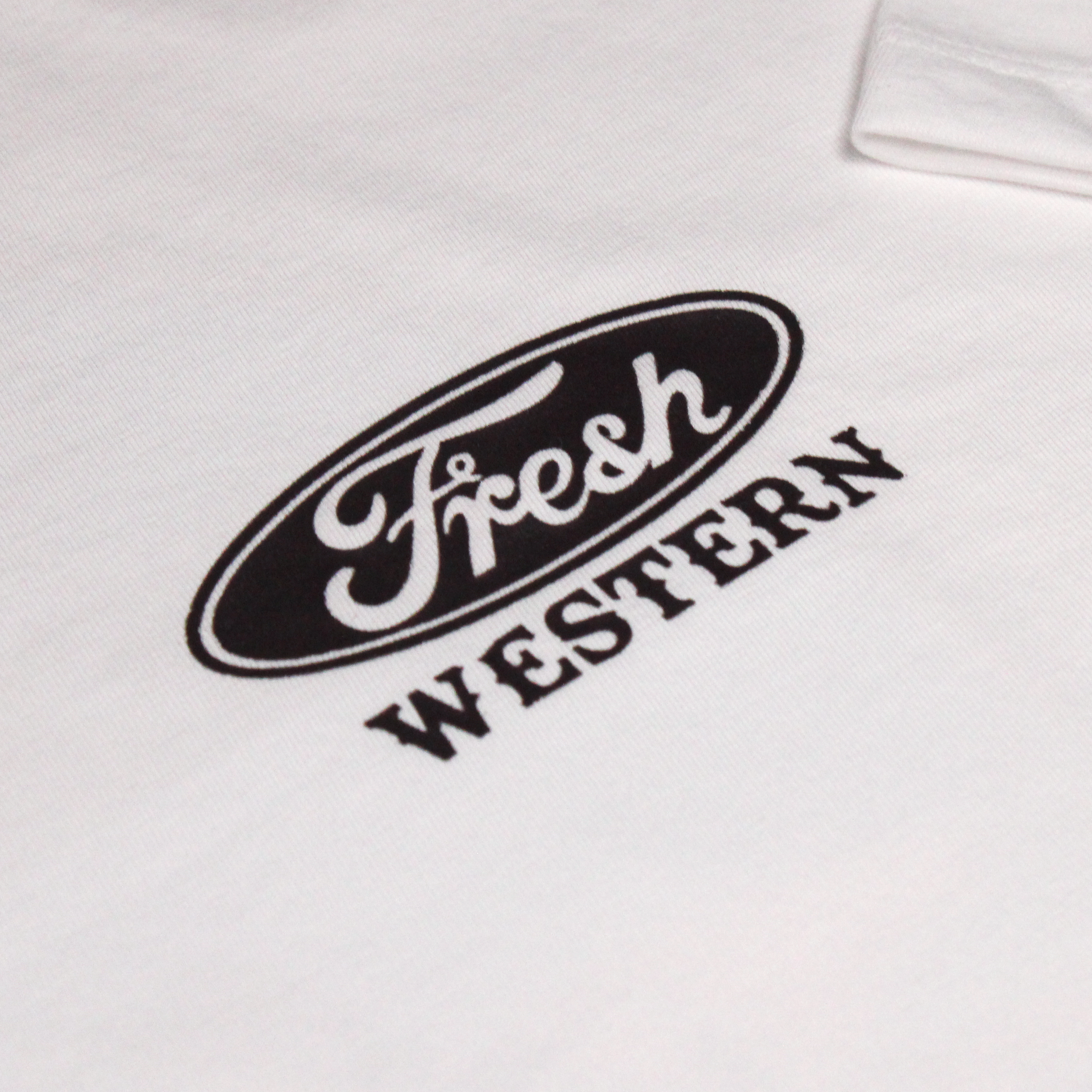 Square Body Tee White