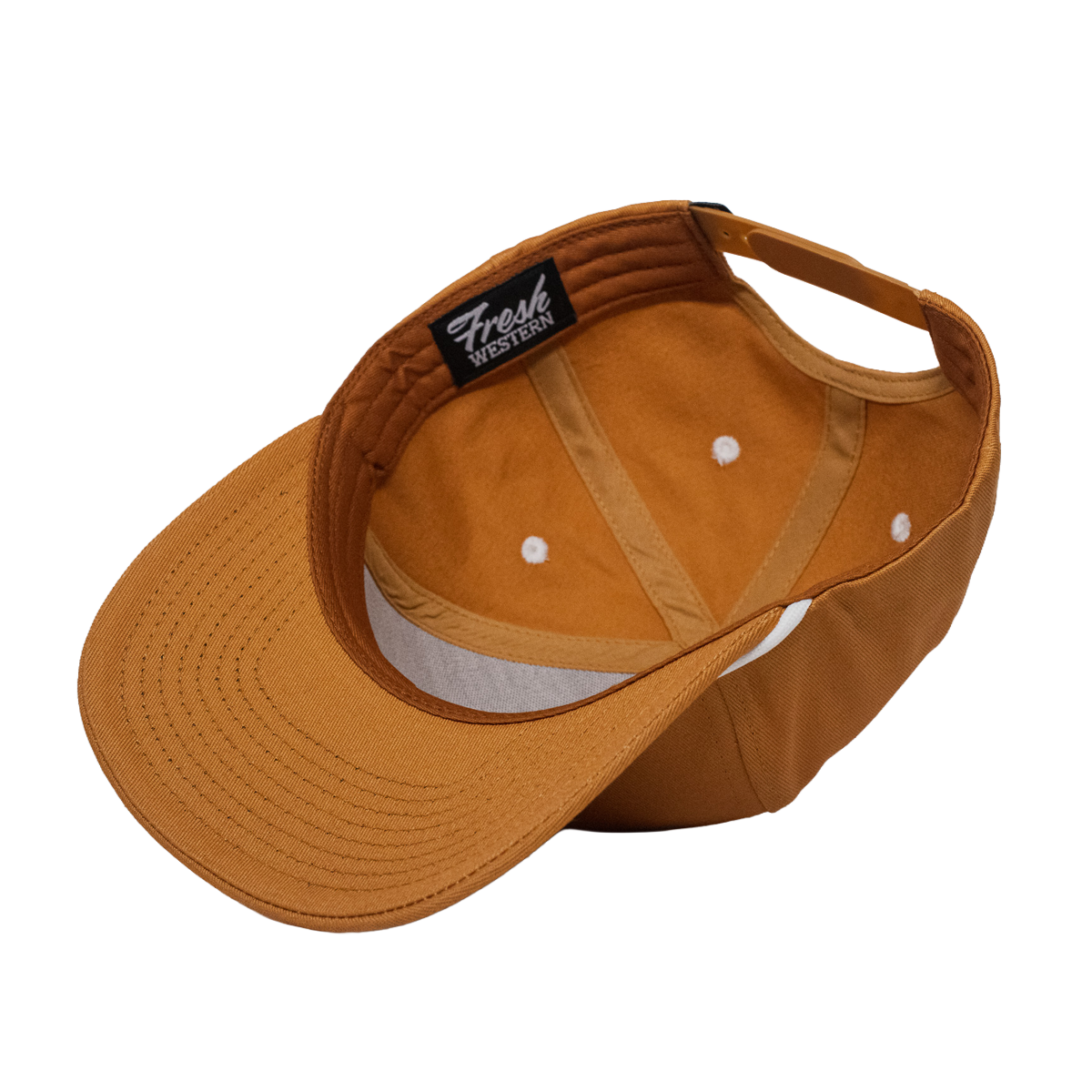 The Retro Hat | Tobacco + White