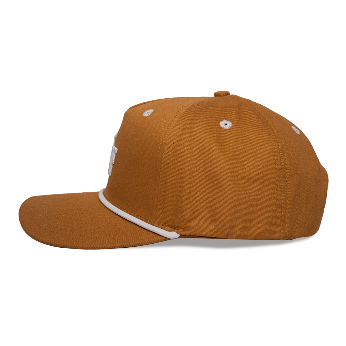 The Retro Hat | Tobacco + White