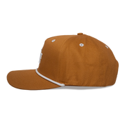 The Retro Hat | Tobacco + White