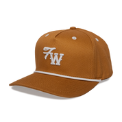 The Retro Hat | Tobacco + White