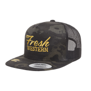 The Tour Hat | Multicam Black + Gold