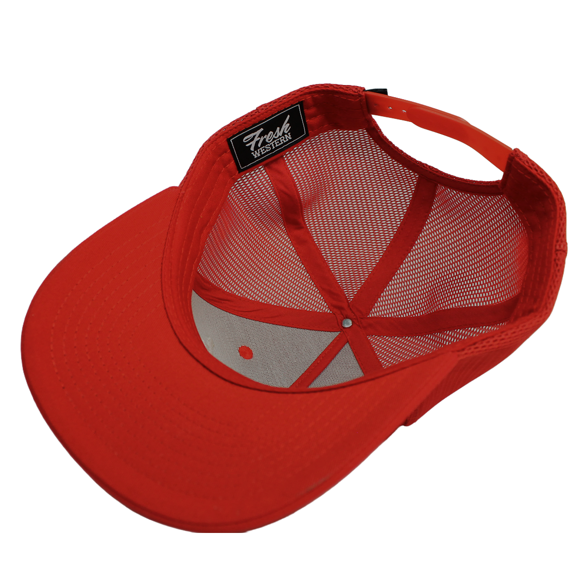 Rope Trucker Hat | Red + White