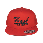 The Tour Hat | Red + Black