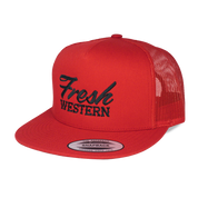 The Tour Hat | Red + Black