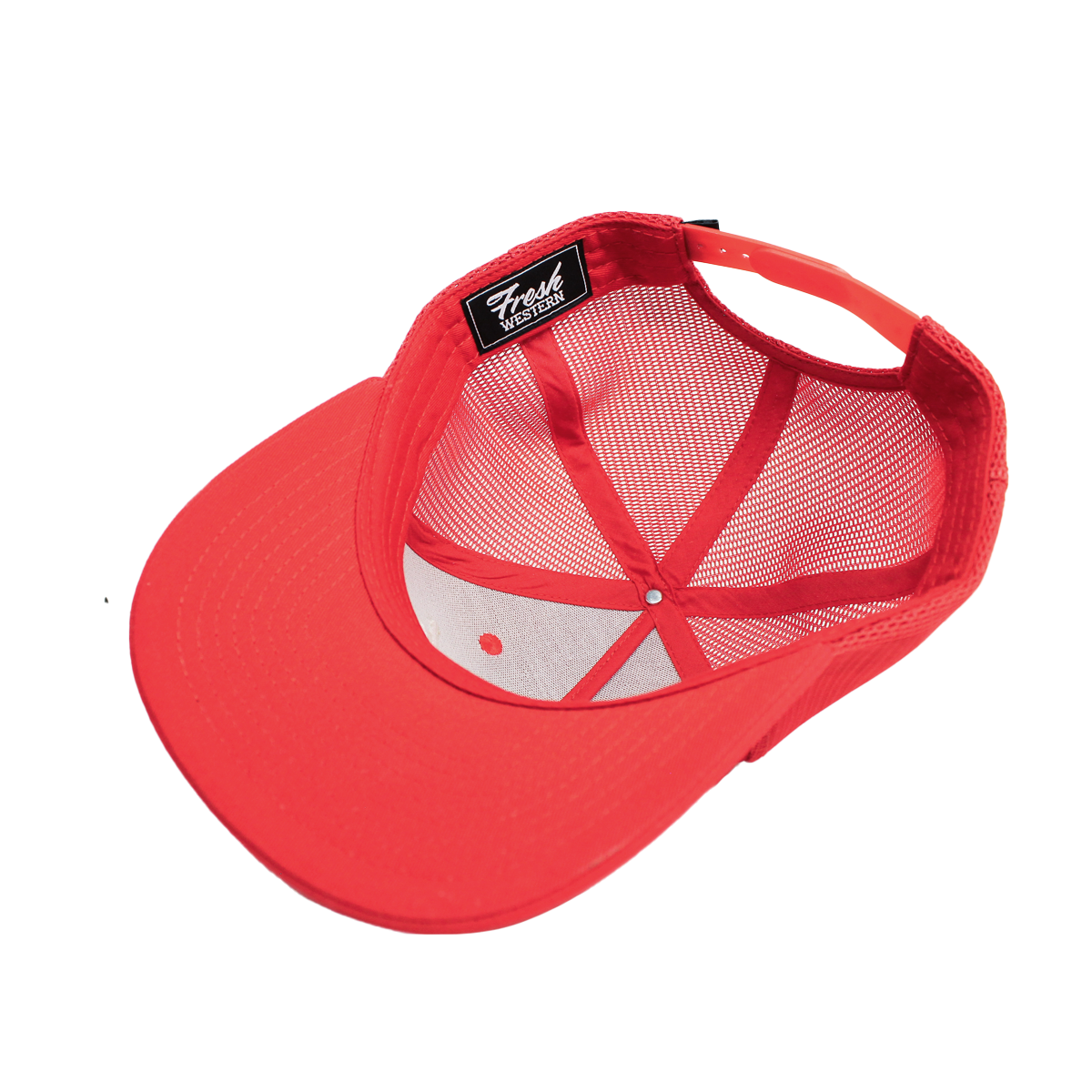 Rope Trucker Hat | Red + White