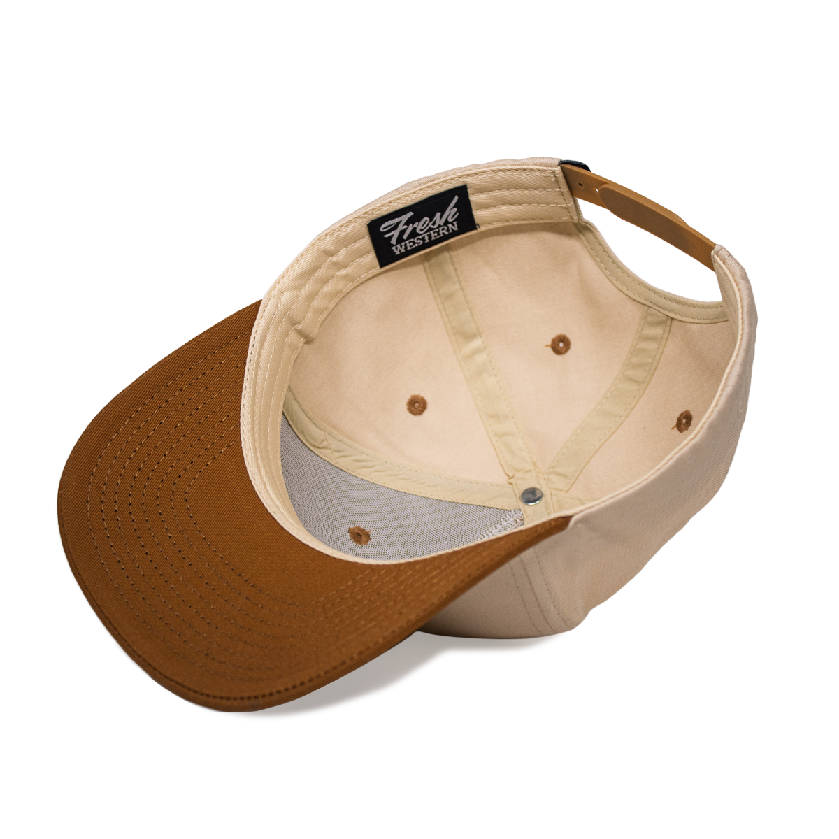The Retro Hat | Tan + Brown