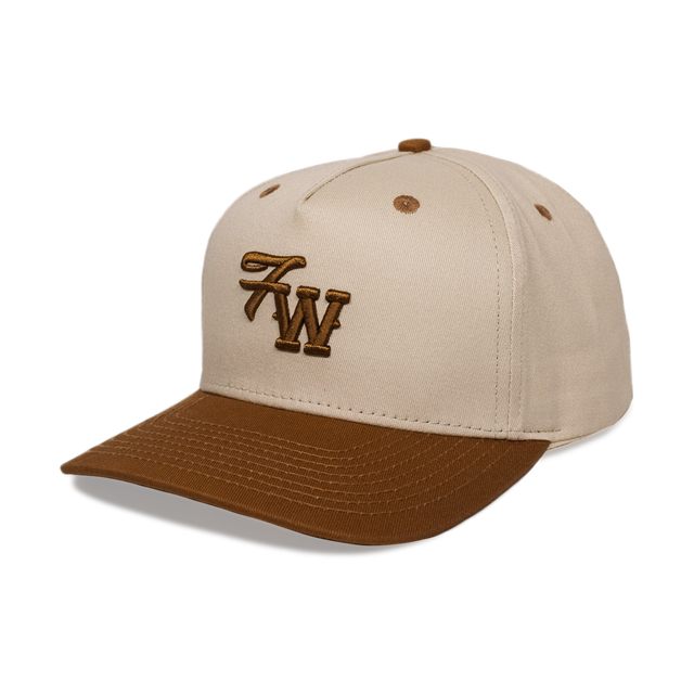 Retro Hat | Tan + Brown Vintage 5-Panel Hat for the Modern West – Fresh ...