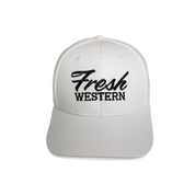 6-Panel Trucker Hat | White + Black