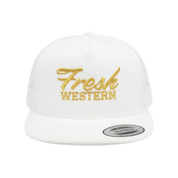 The Tour Hat | White + Gold