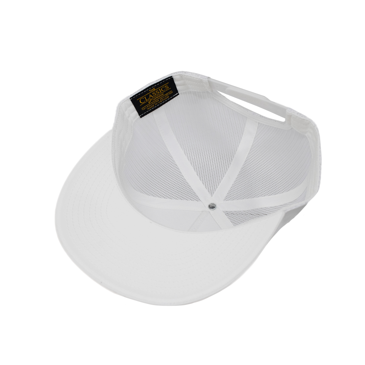 The Tour Hat | White + Gold