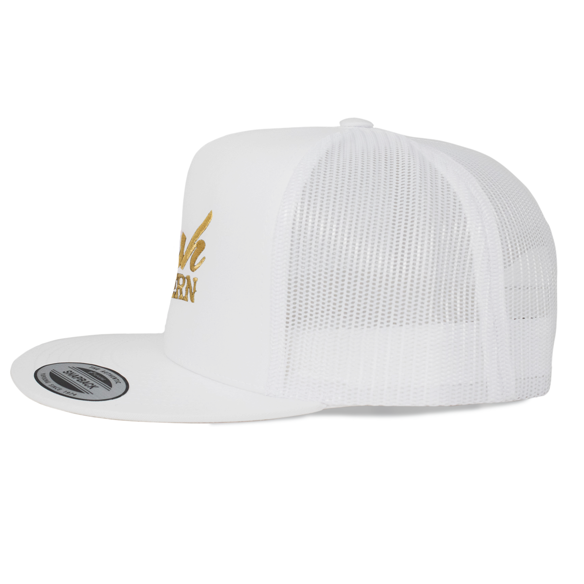 The Tour Hat | White + Gold