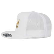 The Tour Hat | White + Gold