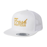 The Tour Hat | White + Gold
