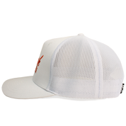 5-Panel Trucker Hat | White + Sunset