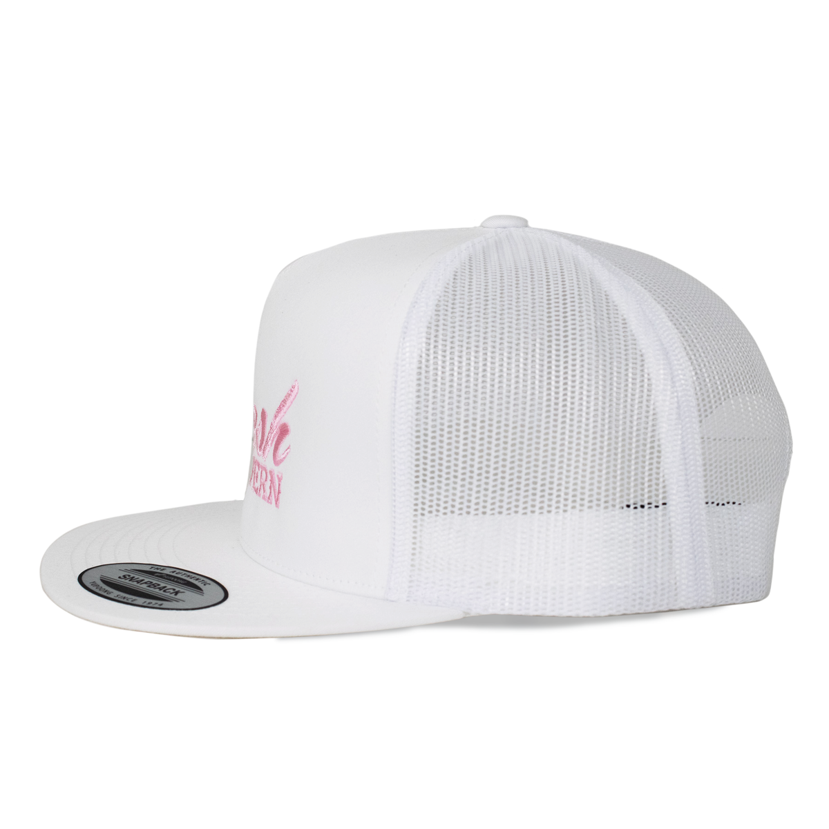 The Tour Hat | White + Pink