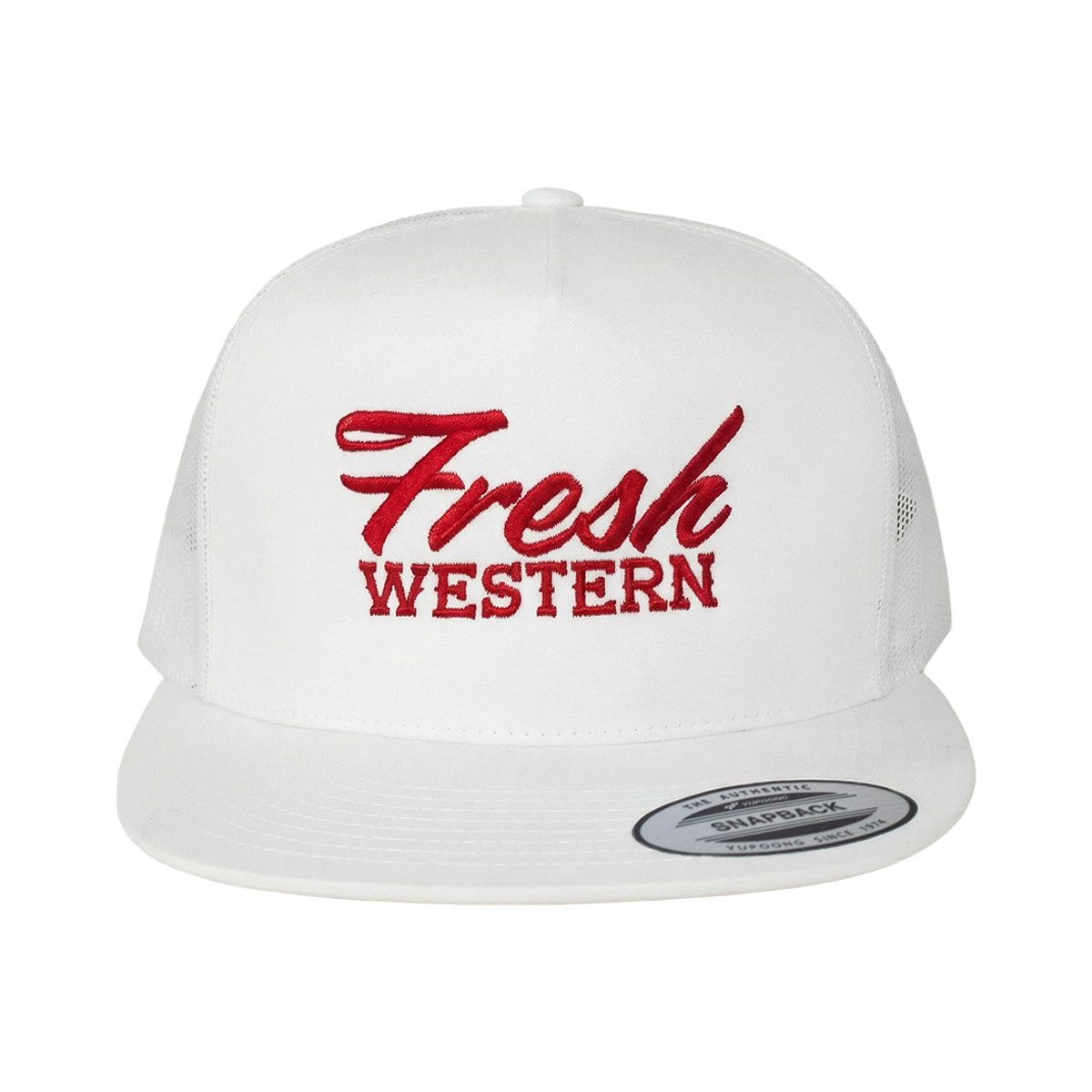 The Tour Hat | White + Red