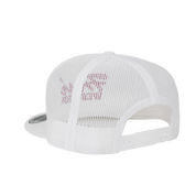 The Tour Hat | White + Red