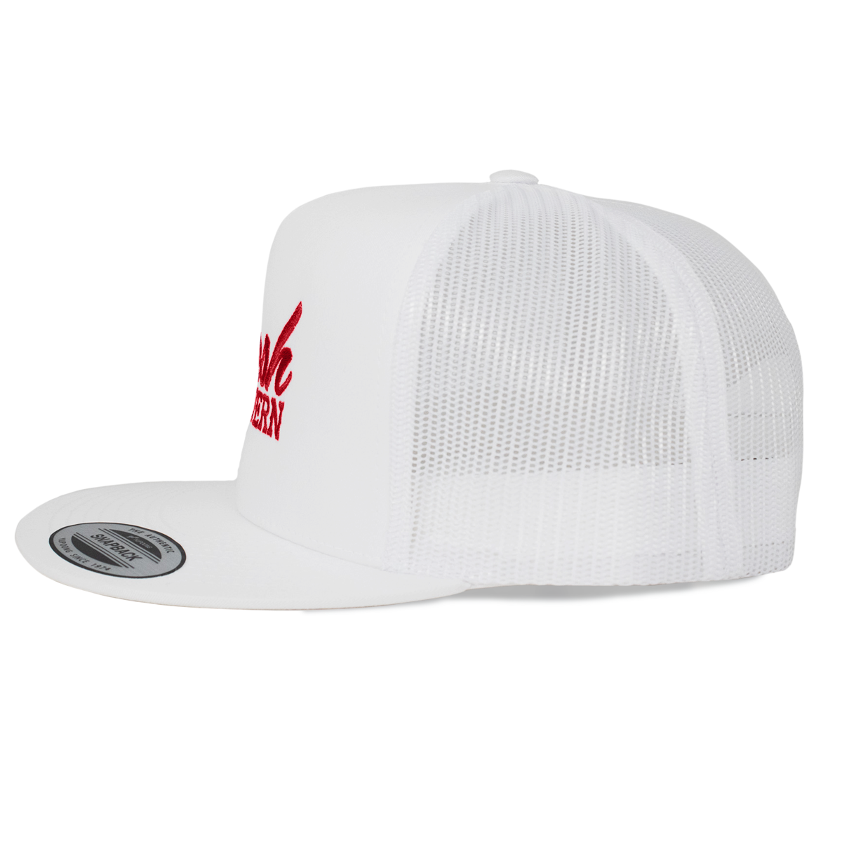 The Tour Hat | White + Red
