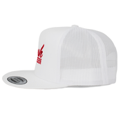 The Tour Hat | White + Red
