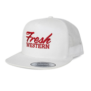 The Tour Hat | White + Red