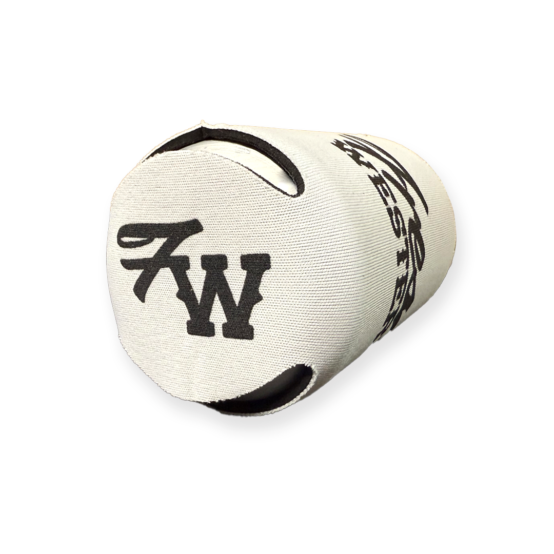 Classic Logo Can Cooler | White