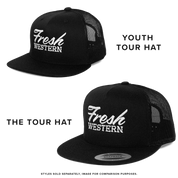 Youth Tour Hat | Black + White