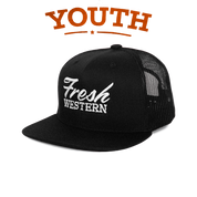 Youth Tour Hat | Black + White
