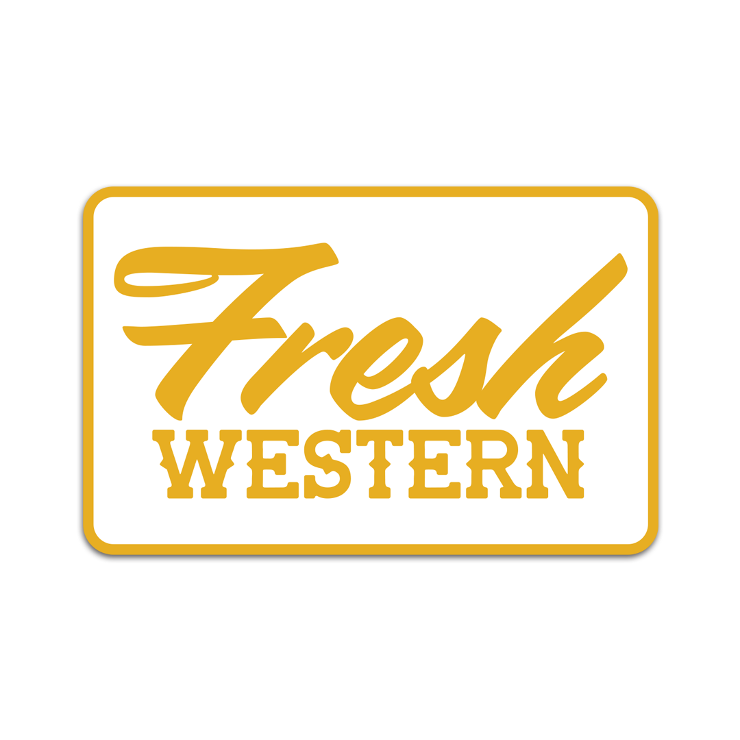 Classic Logo Decal | Gold